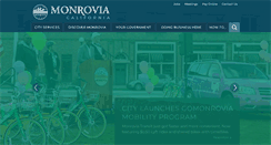 Desktop Screenshot of cityofmonrovia.org